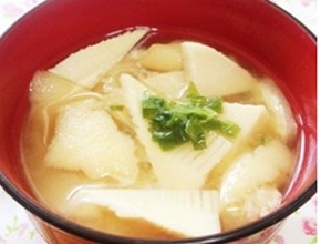 竹筍豆腐皮味噌湯